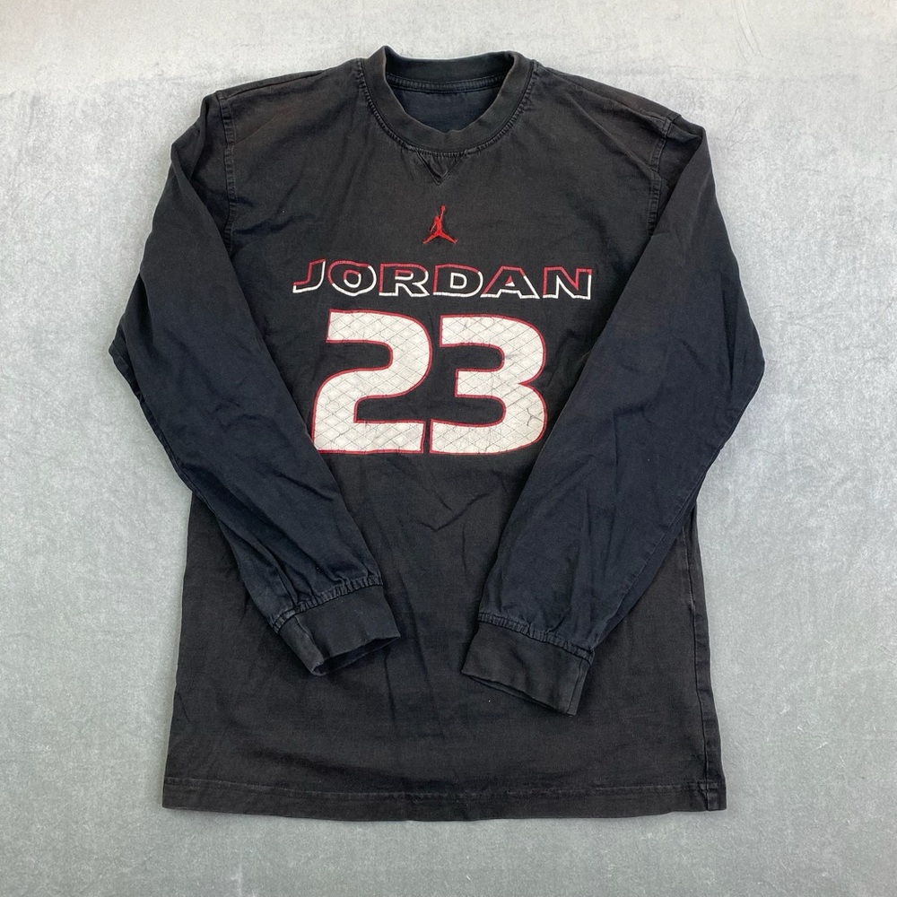 Nike Air Jordan 23 Long Sleeve T Shirt Black Jumpman Graphic Mens XL